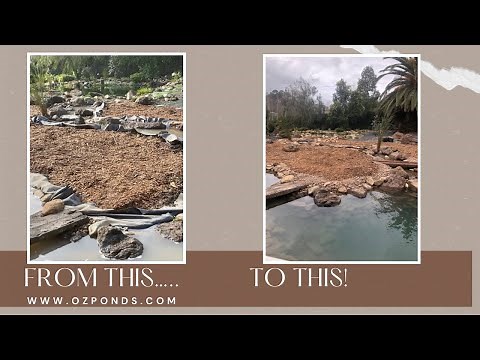 Hiding pond liner| DIY pond build