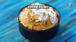 Indulge in the richness of Badam Halwa! Made with wheat flour and almonds, this classic Indian sweet is perfect for any occasion. Try Chef Varun’s recipe today! ❤️ Host: Ruchi Bharani Ingredients How To Prep The Badam 200 gms Almond (soaked & Peeled) How To Roast Wheat Flour For Making Halwa 1/4 cup Ghee 1/2 cup Wheat Flour Grinding The Peeled Almonds How To Make Badam Halwa 1&1/2 ltr cup Milk Saffron 1/2 cup Ghee 1 cup Sugar 1 tsp Cardamom Powder Plating Silver Foil Garnishing Almond (sliced) P