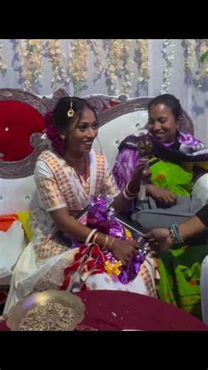 Beautiful bride reaction gift un boxing ❤️ #shortsfeed