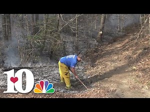 Crews monitor fire lines in Sevier Co.