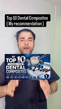 My Top 10 Dental Composites! NON-SPONSORED #youtubeshorts #dentistlife #dentistlife #toothfilling