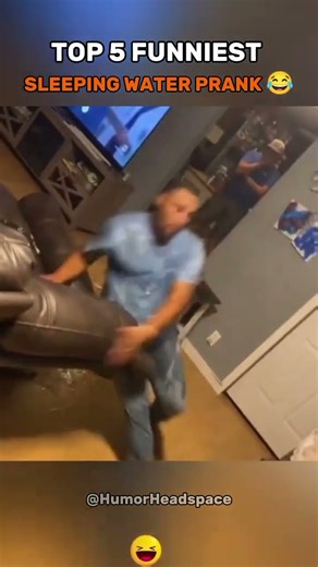 TOP 5 FUNNIEST Sleeping Water Pranks 😂 | Epic Wake-Up Reactions! #funny #shorts #funnyprank