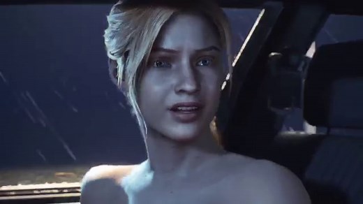 Resident Evil 2 Sexy White Wedding Dress Outfit For Claire