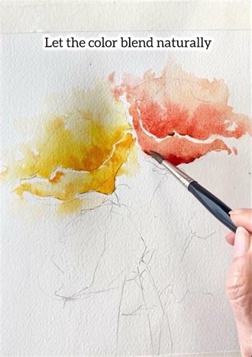 So~ Relaxing. Easy Watercolor. #watercolor #수채화 #relaxing #paintinghyun #화가현정숙 #미술