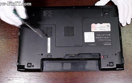 联想V570拆机换硅脂清灰教程