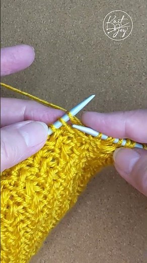 1 Row Repeat Knitting | Reversible & Elegant Texture #ReversibleKnit #228