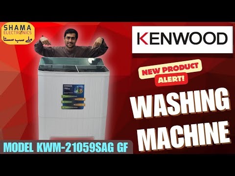Kenwood 10KG Twin Tub Washing Machine | Model KWM-21059SAG GF | Full Review & Features in Urdu