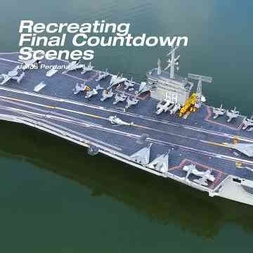 Recreating Final Countdown movie scenes — shooting day #1 behind the scenes