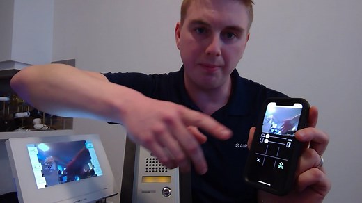 Aiphone JO Video Intercom Mobile APP Demo Video