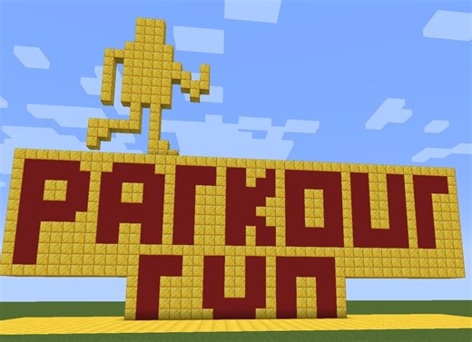 Parkour Run Minecraft Map