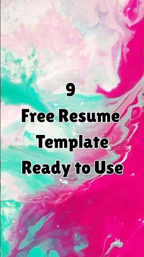 DOWNLOAD FREE RESUME TEMPLATES READY TO USE