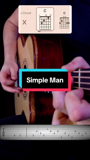 How to Play Simple Man by Lynyrd Skynyrd on Guitar