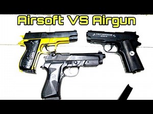 Perbedaan Airsoft Spring dengan Airgun