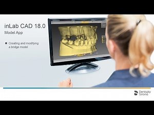 inLab CAD 18.0 Creating a bridge model