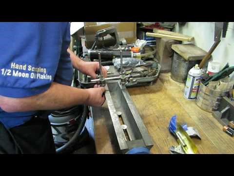 Richard King using his King-Way alignment tool