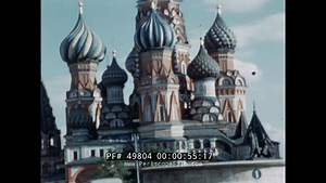 SUMMER 1961 FOOTAGE OF MOSCOW RUSSIA SOVIET UNION KREMLIN LENIN'S TOMB (SILENT) 49804