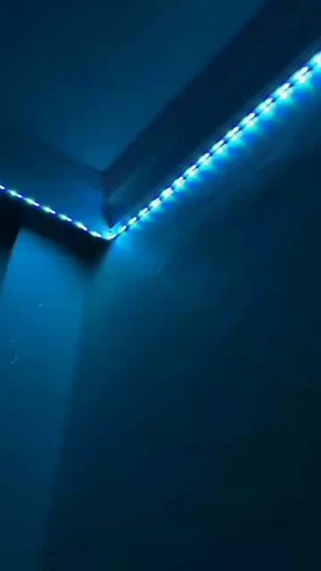 Creating Ambience with Blue LED Strip Lights