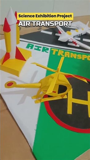 Science Exhibition Project | Air Transport Project | Kids Project #airtransportproject #kidsproject