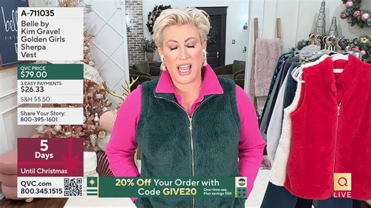 You are watching Belle by Kim Gravel - Fashion on QVC®. Shop the show, here: https://qvc.co/qvcshopnowdecember25 | QVC Live