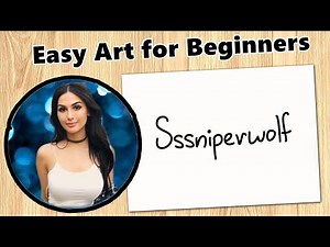 SSSniperWolf Turn Words Into Amazing Art For Beginners Step by Step Easy