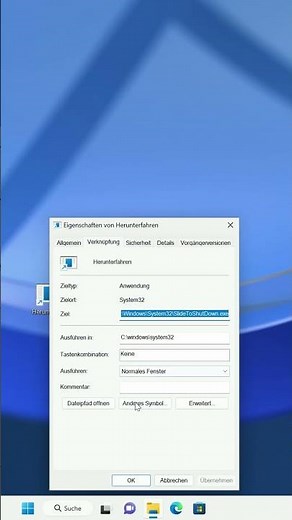 Windows durch Ziehen herunterfahren auf normalem PC einrichten