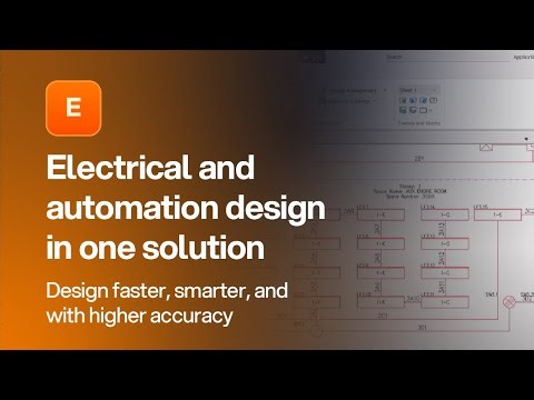 Design faster, smarter, and with higher accuracy I CADMATIC Electrical