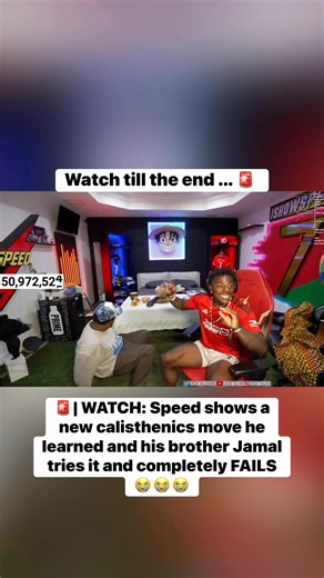 🚨| WATCH: Speed shows a new calisthenics move he learned and his brother Jamal tries it and completely FAILS 😭😭😭 | King Jhay Reginald