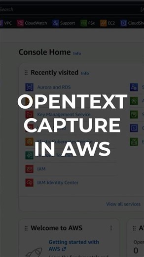 Can You Run OpenText Capture in AWS? Yes—but There’s a Catch