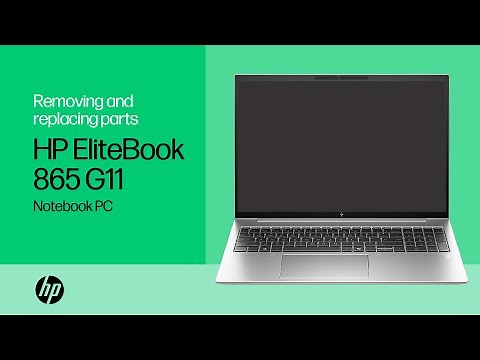 Removing and replacing parts | HP EliteBook 865 G11 Notebook PC | HP Computer Service | HP Support