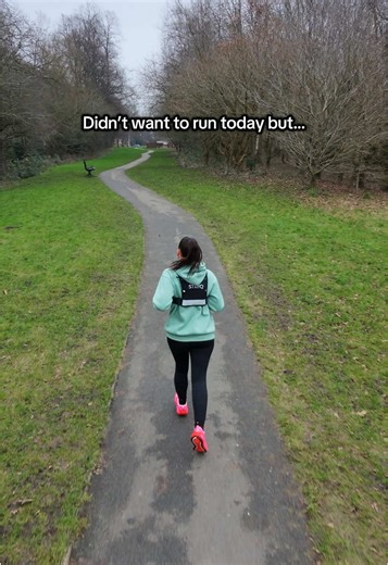 Didn’t want to run but I did want to take Neo out, which means it’s run time!! Something else to keep me accountable 😂 #running #drone #slowrunner #halfmarathontraining #runtok