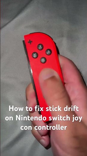 How to fix stick drift on Nintendo switch joy con controller