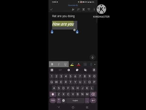 @how to use ms word in android phone part 1