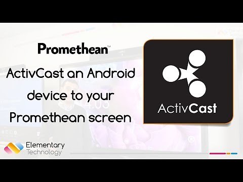 How to connect or cast an Android device to your Promethean Screen