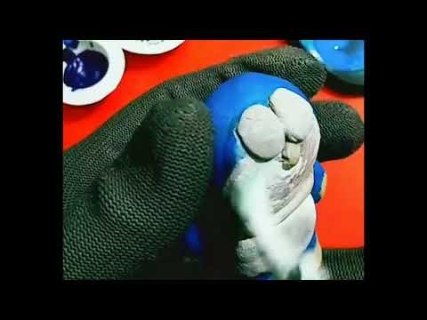 how I made a doraemon drawing for my project | How to make Doraemon with clay tutorial