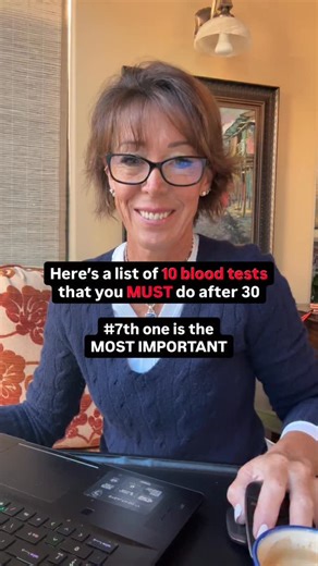 Dr. Lisa Ballehr | Here are 10 blood tests that can reveal problems 5 years before symptoms explode: 🩸 1️⃣ Complete Blood Count (CBC) The basics still... | Instagram