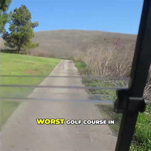 Stunning Golf Course Views: Bay Scenery 10/10! #shorts