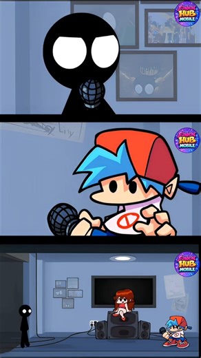 FNF Stickman Cutsens - Friday Night Funkin' Mobile Game