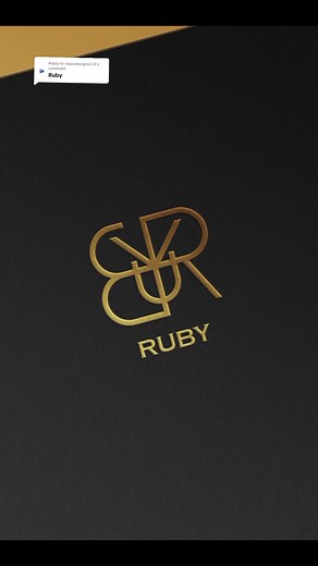 Replying to @rayandesigns2.0 Ruby logo. who is next? . . . . . . . . . . . . #logo #logomaker #namelogo #namelogochallenge #foryoupageofficiall #fyp