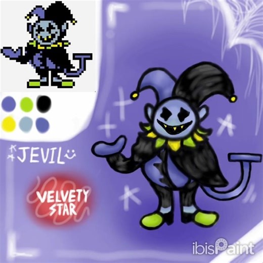 Drawing Jevil!! #deltarune #speedpaint
