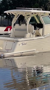 Check out these all new 350HP V-10 Mercury Engines that were unveiled today on the Scout 355 LXF! (Mercury also unveiled the 400HP V-10 engines during their event.) Stay tuned for more information 👀 #teamscoutboats #luxury #boating #horsepower | Scout Boats