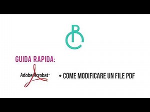 Come modificare testo e immagini in un file pdf