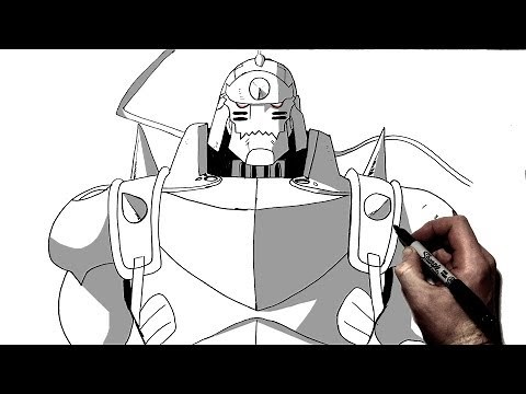 How to Draw Alphonse Elric | Step By Step | Full Metal Alchemist