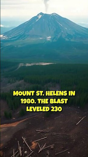 The mountain that exploded 🌋 #trending #facts #shortvideos