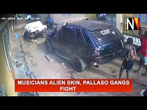 Musicians Alien Skin, Pallaso gangs fight
