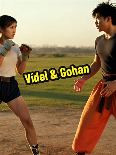 #DBZ #VidelGohan #GrokAi #ChatGPT #Prompt Estilo de filme de Hu Jinjing, qualidade de imagem de filme retrô de Hong Kong dos anos 70, película analógica com granulação natural, cores levemente desbotadas, iluminação suave de fim de tarde e câmera cinematográfica com enquadramentos clássicos de filmes de artes marciais. Cena de treinamento entre Videl e Gohan, retratada como uma filmagem realista com atores em carne e osso, mantendo fidelidade visual aos personagens do anime, porém adaptados ao m