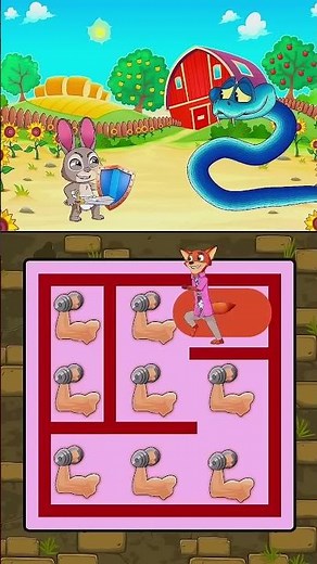 New Maze Challenge: Help Parents support Judy to Defeat Gary De'Snake | Zootopia 1