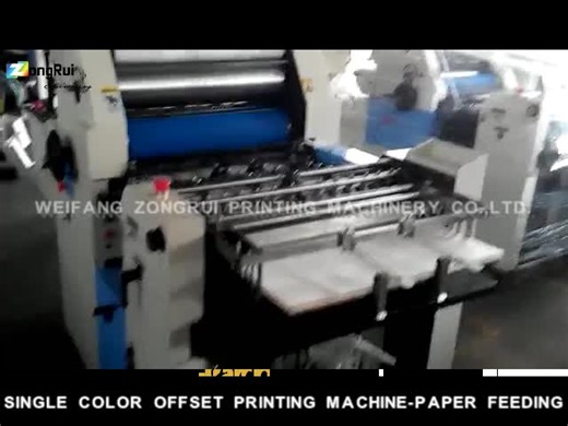 Printing Machinery Leader ZR1015 Mini Offset Printing Machine