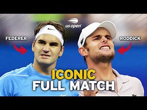 ICONIC FULL MATCH - Roddick vs Federer 2006 F