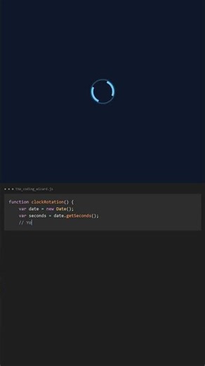 Neon Circle Loader | Modern Coding Animation #shorts