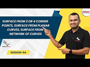Session 54: Surface from 3–4 Points, Planar Curves & Curve Network | CompusoftEducation